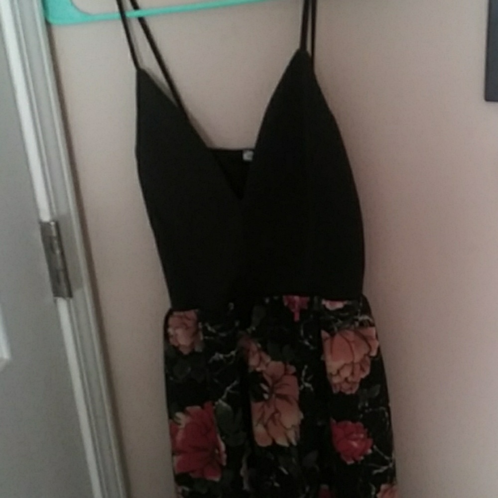 Black short dress